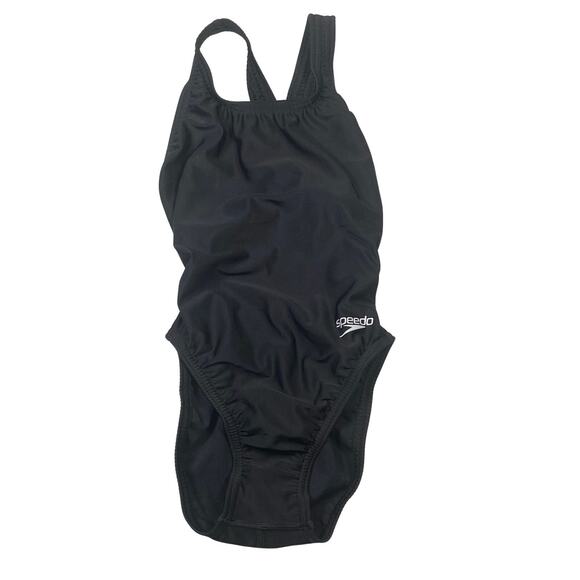 Speedo Swimsuit Girls Size 22 ProLT One Piece Team Black Competition NEW - Picture 1 of 6